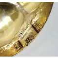 Rare 18C Russian Gilt Silver Chalice 1765 image 3