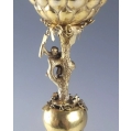 Rare 18C Russian Gilt Silver Chalice 1765 image 6