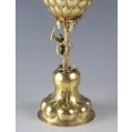 Rare 18C Russian Gilt Silver Chalice 1765 image 8