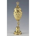 Rare 18C Russian Gilt Silver Chalice 1765 image 9