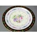 Rare 19C French Napoleon III Ebonized Marquetry, Porcelain Gilt Bronze Guéridon image 3