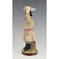 Rare 19C Russian Gardner Porcelain Figurine The Fish Seller image 2