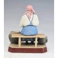 Rare 19C Russian Gardner Porcelain Figurine The Peasant Woman image 2