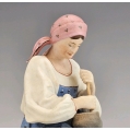 Rare 19C Russian Gardner Porcelain Figurine The Peasant Woman image 4