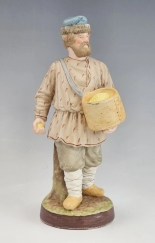Rare 19C Russian Gardner Porcelain Figurine The Sower
