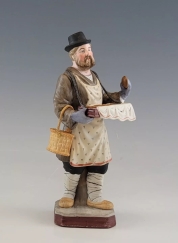 Rare 19C Russian Gardner Porcelain Figurine
