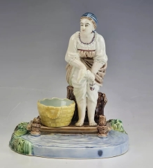 Rare 19C Russian Kuznetzov Porcelain Figurine