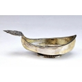 Rare 19C Russian Repousse Silver Kovsh image 4