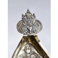 Rare 19C Russian Repousse Silver Kovsh image 5