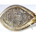 Rare 19C Russian Repousse Silver Kovsh image 9