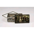 Rare 19C Russian Silver Niello Lukutin Plaque Box image 6