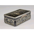 Rare 19C Russian Silver Niello Lukutin Plaque Box image 13