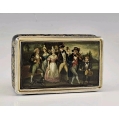 Rare 19C Russian Silver Niello Lukutin Plaque Box image 15