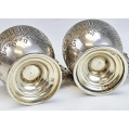 Rare 19C Russian Silver Pair Cups Pan Slavic image 10