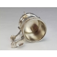 Rare 19C Russian Silver Pan Slavic Tea Glass Holder image 5