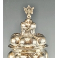 Rare Antique Large Russian Silver Gilt Covered Chalice Moscow 18th Century image 1