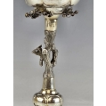 Rare Antique Large Russian Silver Gilt Covered Chalice Moscow 18th Century image 2