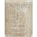 Rare Huge Early 19C Russian Silver Engraved Beaker 348 gm image 10