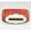Rare Imperial Russian Fabergé Silver, Gold & White Guilloché Enamel Belt Buckle image 1