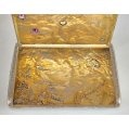 Rare Imperial Russian “Samorodok” Silver & Gold Mounted Cigarette Case with Gemstones image 6