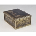 Rare Large 18C Imperial Russian Gilt Silver Niello Snuff Box 1762 image 12