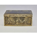 Rare Large 18C Imperial Russian Gilt Silver Niello Snuff Box 1762 image 15
