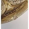 Rare Large 18C Russian Gilt Silver Chalice image 1