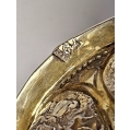 Rare Large 18C Russian Gilt Silver Chalice image 2