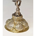 Rare Large 18C Russian Gilt Silver Chalice image 11