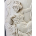 Rare Large 19C French Sevres Biscuit Porcelain Gilt Bronze Figural Vase image 8