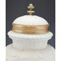 Rare Large 19C French Sevres Biscuit Porcelain Gilt Bronze Figural Vase image 13
