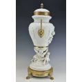 Rare Large 19C French Sevres Biscuit Porcelain Gilt Bronze Figural Vase image 17