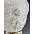 Rare Large 19C French Sevres Biscuit Porcelain Gilt Bronze Figural Vase image 18