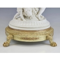 Rare Large 19C French Sevres Biscuit Porcelain Gilt Bronze Figural Vase image 21