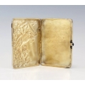 Rare Large Antique Russian Silver Cigarette Case Bogatyr image 4
