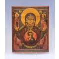 Russian Icon Virgin of the Sign, Kostroma School, 19th C. image 1