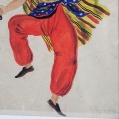 Russian Soviet Artist Vadim Ryndin (1902-1974) Theatre Costume Gouache image 5