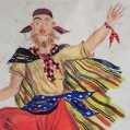Russian Soviet Artist Vadim Ryndin (1902-1974) Theatre Costume Gouache image 8