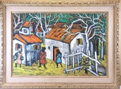 Sacha Moldovan Russian/American ( 1901 - 1982 ) Oil Painting