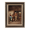Share Pair Antique 19C German Porcelain Plaques Thallmaier After Franz von Defregger image 4