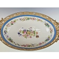 Stunning 19C French Sevres Porcelain Gilt Bronze Centerpiece Bowl image 2