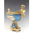 Stunning 19C French Sevres Porcelain Gilt Bronze Centerpiece Bowl image 5