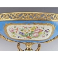 Stunning 19C French Sevres Porcelain Gilt Bronze Centerpiece Bowl image 7