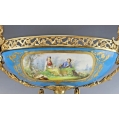 Stunning 19C French Sevres Porcelain Gilt Bronze Centerpiece Bowl image 14