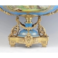 Stunning 19C French Sevres Porcelain Gilt Bronze Centerpiece Bowl image 16