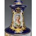 Stunning 19C French Sevres Porcelain Gilt Bronze Pair of Vases image 2