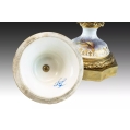 Stunning Large 19C French Sevres H/P Porcelain Gilt Bronze Vase Signed image 3