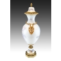 Stunning Large 19C French Sevres H/P Porcelain Gilt Bronze Vase Signed image 9