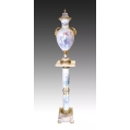 Stunning Large 19C French Sevres H/P Porcelain Gilt Bronze Vase Signed image 14
