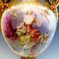 Stunning Large 19C French Sevres Lustre Porcelain Gilt Bronze Vase Urn image 4